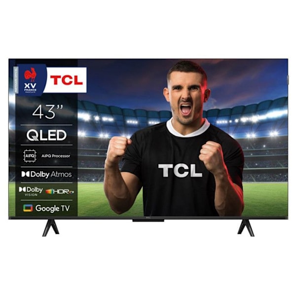 TV QLED Tcl 43P79K 108 cm 4K UHD borstat aluminium