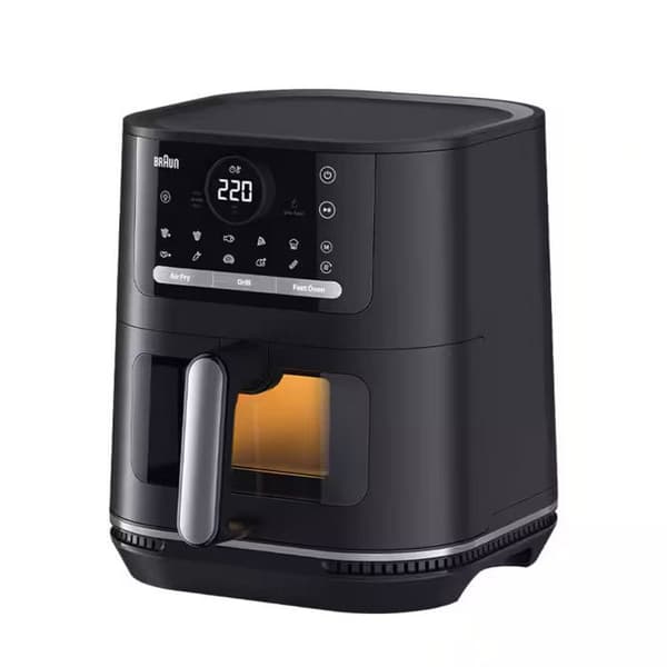 Braun Luftfritös HF5075 2000W 6L 20 Program Keramisk Beläggning Svart/Grå
