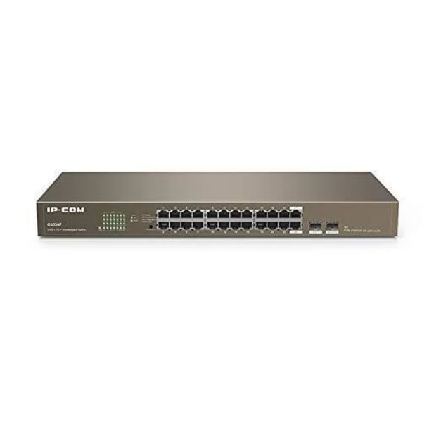 IP-COM Gigabit Ethernet Switch 24 Port+2 Port SFP Layer 2 Unmanaged Oro
