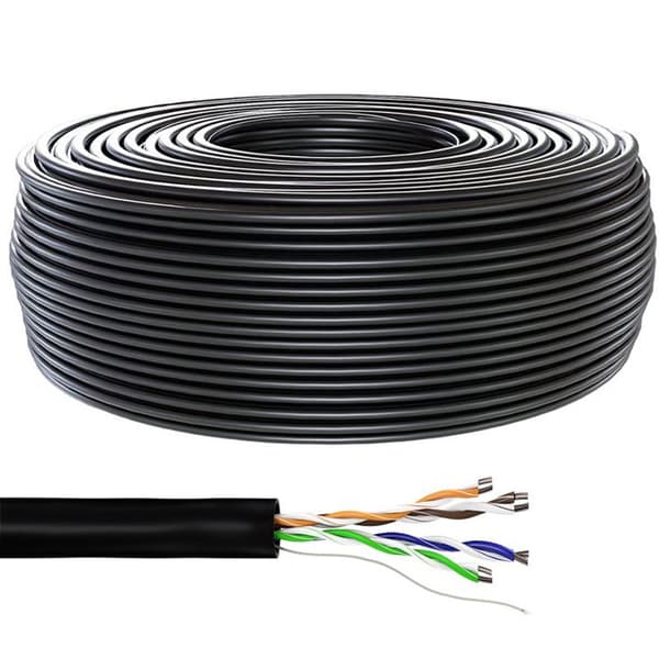 Ethernetkabel - GOOBAY - ITP6 CCA 305KIT - Cat.6 U/UTP - 300 m - CCA AWG24