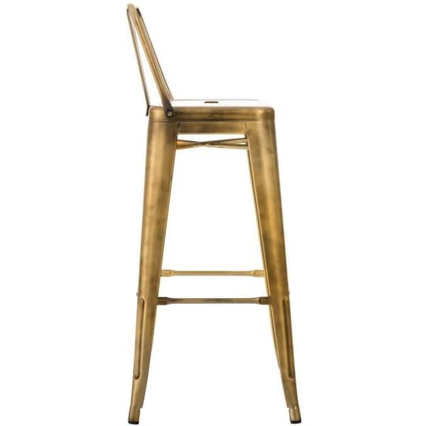 Mason Barstolar - CLP - Guld - Industriell - Loft - Set om 4 - Metall - Inomhus guld-