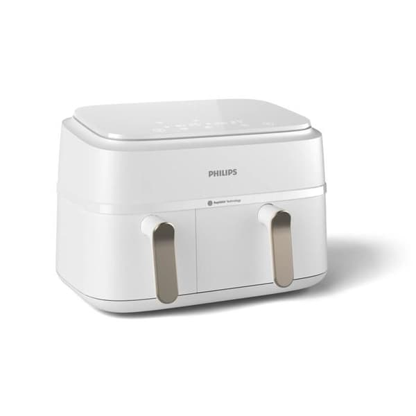Philips Serie 3000 Luftfritös med dubbel korg vit (NA353/10) Vit