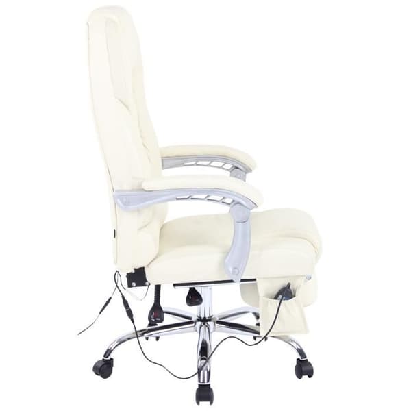 -CLP-Kontorsstol Pacific med massagefunktion-Array grädde
