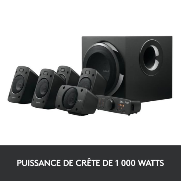 Högtalare - Logitech - Z906 - 500W - 5.1 Surround Sound - Svart