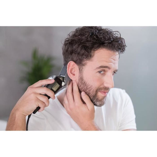 Sektortrimmer - WAHL - ELITE PRO - 230 V - 10 kammar - Svart Svart