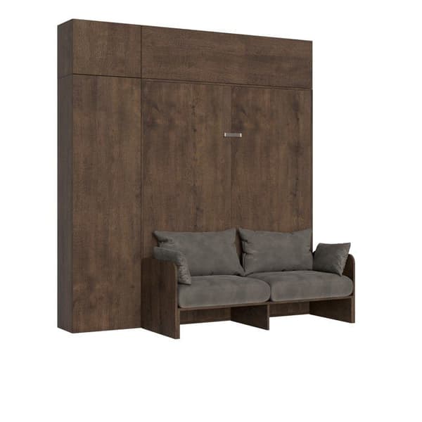 Sängskåp - Itamoby - KENTARO - 160 cm - Inbyggd soffa - Valnöt Valnöt