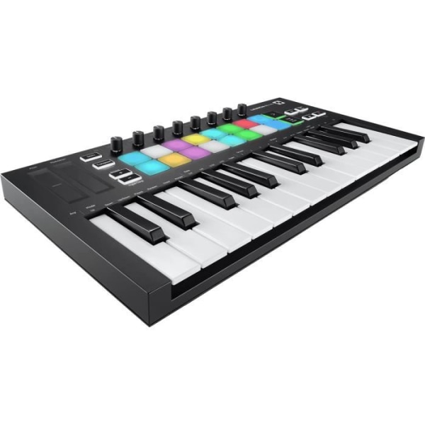 Novation LAUNCHKEY-MINI-MK3 - Mini-key MIDI controller keyboard - 25 toner - 16 pads