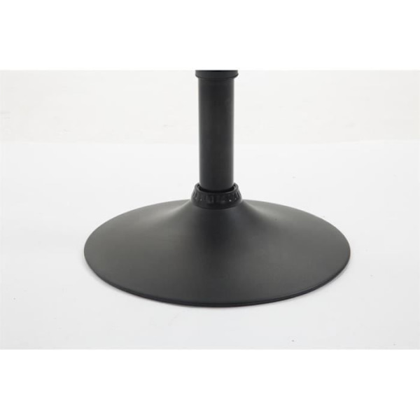 Set med 2 MAGNIEU barstolar i svart och brunt tyg med armstöd och metallfötter - modern stil Svart brun)