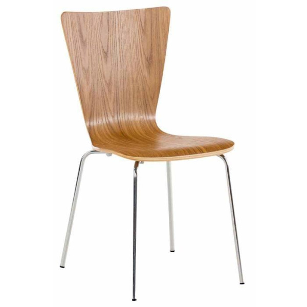 Stapelbar stol - CLP - Aaron - Trä - Tyg - Modern design Ek