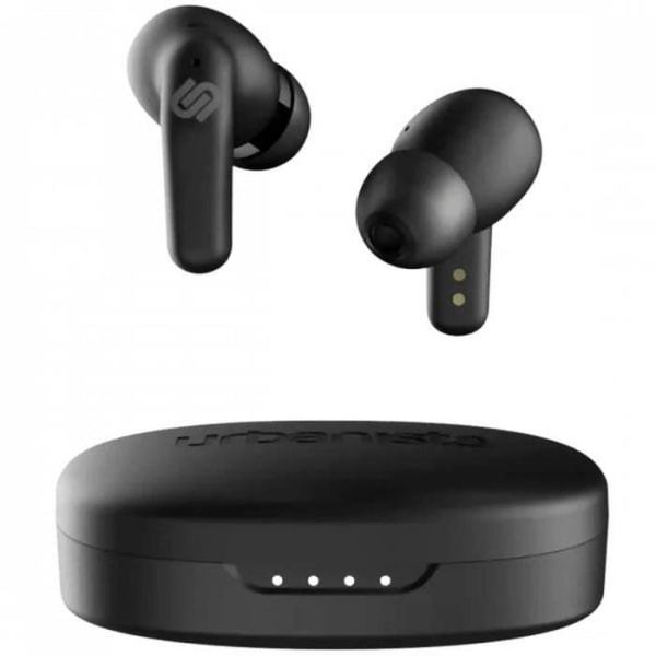 Urbanista Seoul Black - Trådlösa in-ear hörlurar IPX4 - True Wireless - Bluetooth 5.2 - spelläge - mikrofon - auton