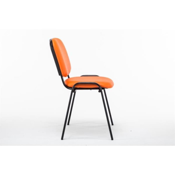 Besöksstol - CLP - Ken - Imiterat läder - Orange - Inomhus - Metall Orange