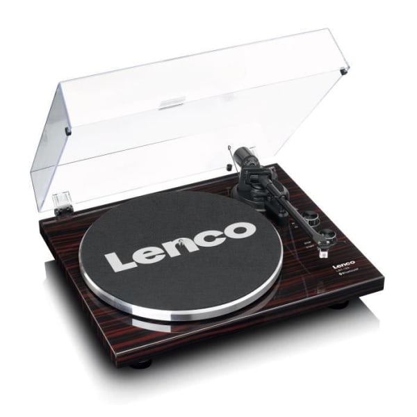 Manuell vinyl skivspelare med Bluetooth®-överföring - Lenco - LBT-189WA - Valnöt