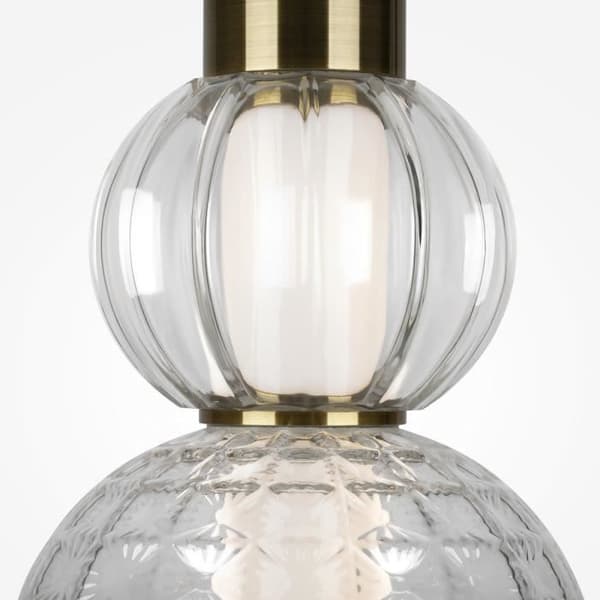 Plafonnier LED - Maytoni - Collar - Guld - 3000K - Modern Design - IP20