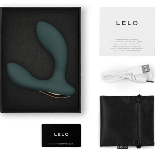 LELO - HUGO 2 GRÖN PROSTATMASSAGER - Grön/svart