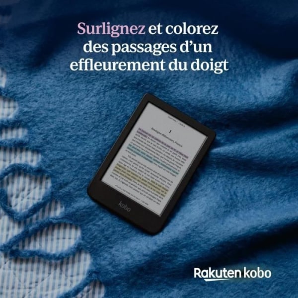 eReader - Kobo - Clara Colour - 6" E Ink Kaleido 3 - Vattentålig IPX8 - 16 GB lagring