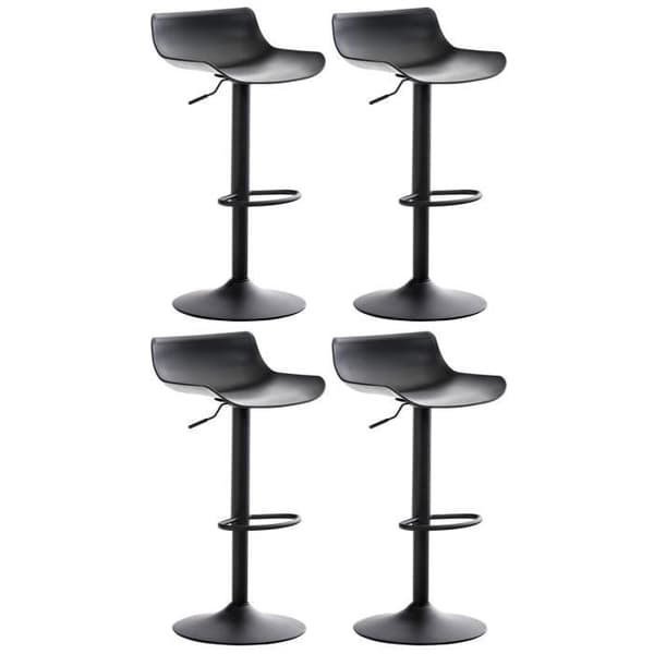 -CLP-Set om 4 barstolar Aveiro-Array svart