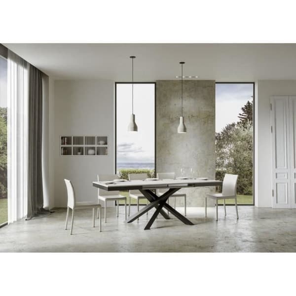 Volantis Evolution Bord Vit Askskiva 90x180 Lång 440 Antracitram Vit