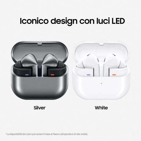 Samsung Galaxy Buds3 Pro True Wireless Hörlurar Silver ANC IP57 Bluetooth 5.4 Argent (Silver)