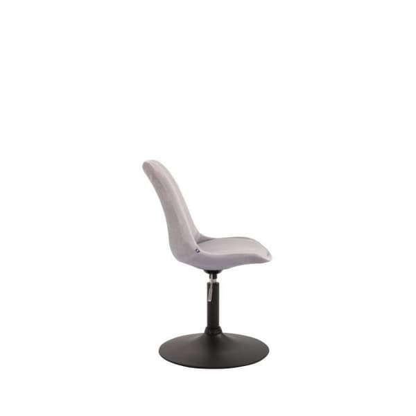 Matsalsstol - CLP - Maverick - Sammet - Gråsvart - Modern design grå