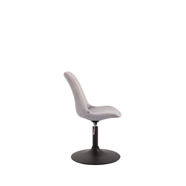 Matsalsstol - CLP - Maverick - Sammet - Gråsvart - Modern design Mörkgrå