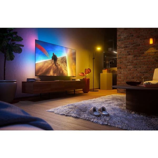 TV - PHILIPS - 50PQS8701 - QLED 4K 126 cm - Ambilight 3 sidor AmbiScape - P5 processor