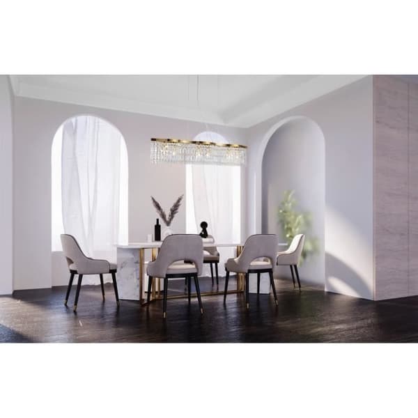 Plafonnier - MAYTONI - Dune - 6 Ljus E14 - Guld Metall - 25x45x45 cm