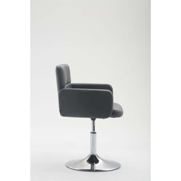 -CLP-Fauteuil lounge Los Angeles konstläder-Array grå