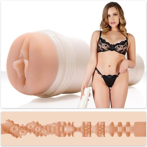 Masturbator - Fleshlight - Mia Malkova LVL UP - Mjukt material - Intensiv stimulering - Ej engångsbruk