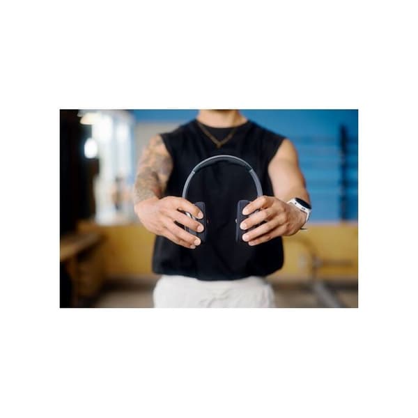 Skullcandy Crusher 540 Active Bluetooth trådlösa cirkumaurala hörlurar grå metall Metallisk grå