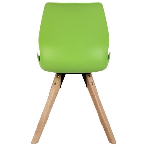 Matstolar - Luna - 2-pack - Grön - Plast - Skandinavisk Design grön