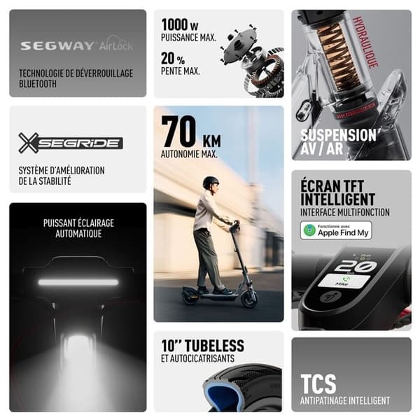 Trottinette elektrisk Segway Ninebot F3 E