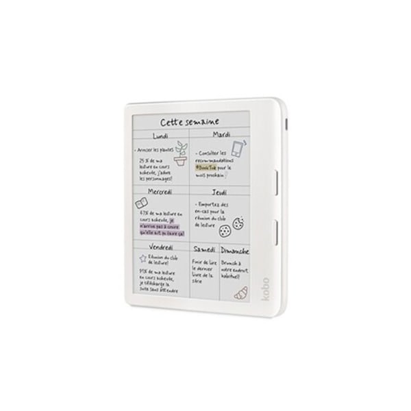 eReader - Kobo - Libra Colour - Färgskärm E Ink Kaleido 3 - Vattentålig - Mörkt läge