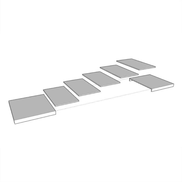 Bord - VOLANTIS - 90X130 utdragbart till 390 cm - vit ask Vit