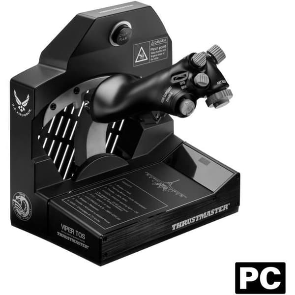 Gasreglage - THRUSTMASTER - Viper TQS - Exakt och ergonomisk kontroll - Svart - USB - PC Svart