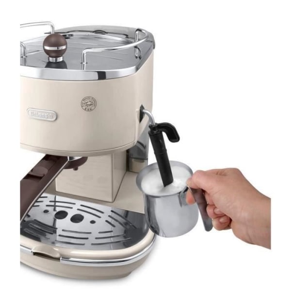 DELONGHI ECOV 310.BG Icona Vintage klassisk espressomaskin - Beige