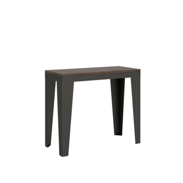 Konsol extensible FLAME EVOLUTION i valnöt - Flame Evolution - Vit - Robust och modern Valnöt