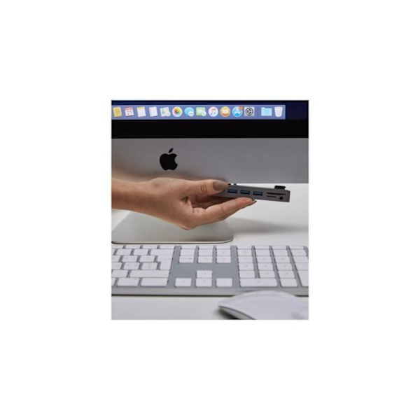 LMP USB-C Attach Dock Pro Space Grey - 10 Ports USB-C Dock för iMac
