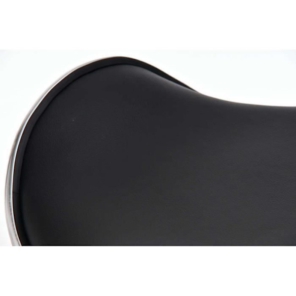 Lot 2 SHANGHAI PU justerbara barstolar - CLP - Justerbar höjd 62-83cm - Svängbar med fotstöd Krom