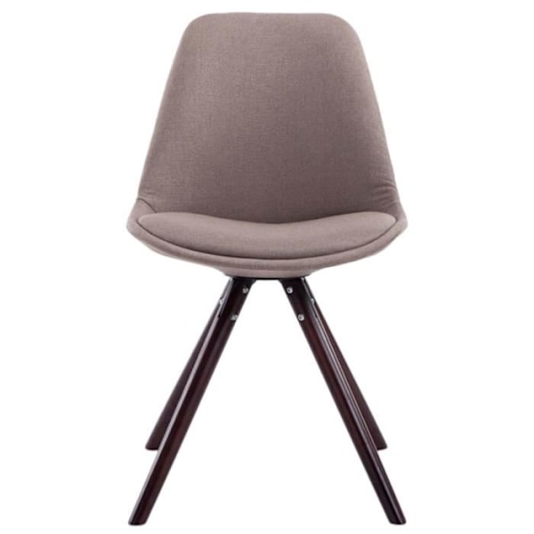 Matstolar Toulouse i tyg - CLP - 4-pack - Skandinavisk design - Taupe-Cappuccino Taupe-Cappuccino