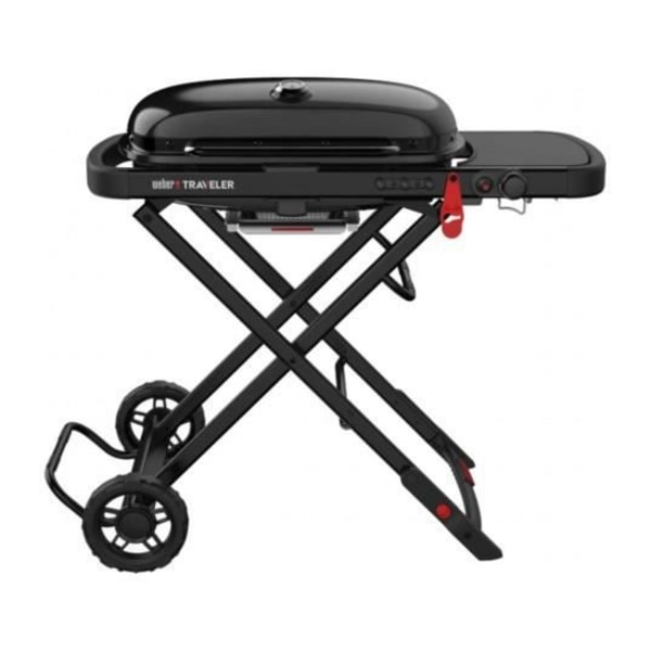 Gasgrill - WEBER - Traveler Stealth 9013053 - Fällbar vagn - 3800 Watt - Tillagningsyta 2065 cm2 ATT_COUL