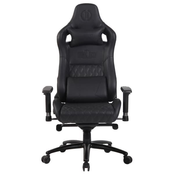 -CLP-Gamer kontorsstol Keren i äkta läder-Array svart