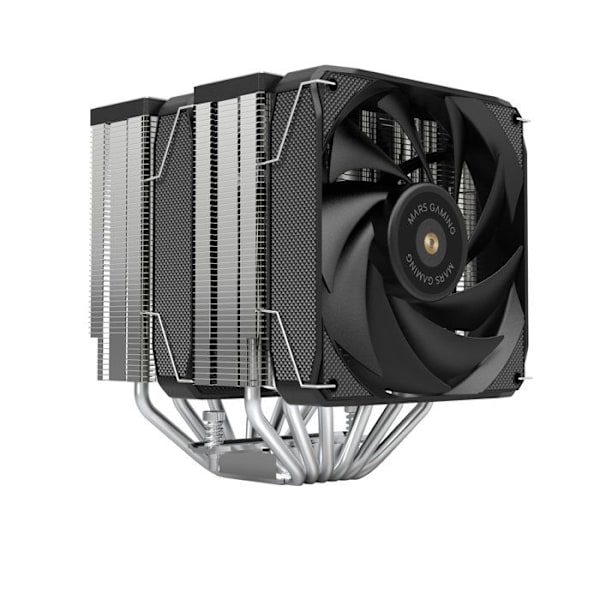 Kylare - Mars Gaming - MCPU-XU6 - 350W TDP - 2 FDB-fläktar - 6 HCT ULTRA värmerör Svart