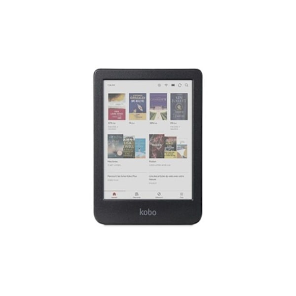 eReader - Kobo - Clara Colour - 6" E Ink Kaleido 3 - Vattentålig IPX8 - 16 GB lagring Svart