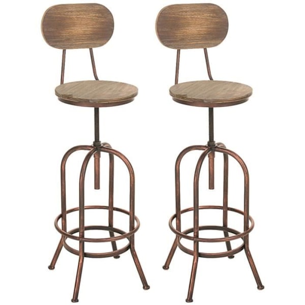 -CLP-Parti med 2 Pino barstolar-Array brons