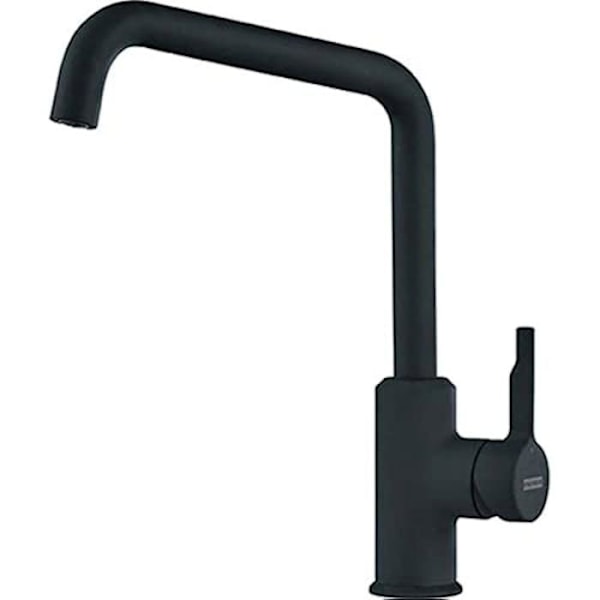 Diskbänksblandare - FRANKE - Urban - Mattsvart - Vridbar pip - Höjd 30,8 cm - Keramiskt huvud Matte svart