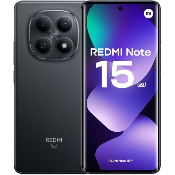 XIAOMI - Redmi Note 15 5G - 8 / 256 GB - Svart Svart