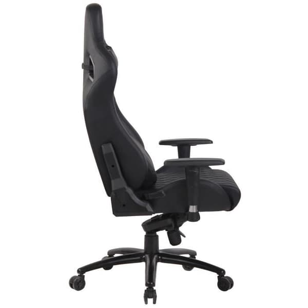 -CLP-Gamer kontorsstol Keren i äkta läder-Array svart