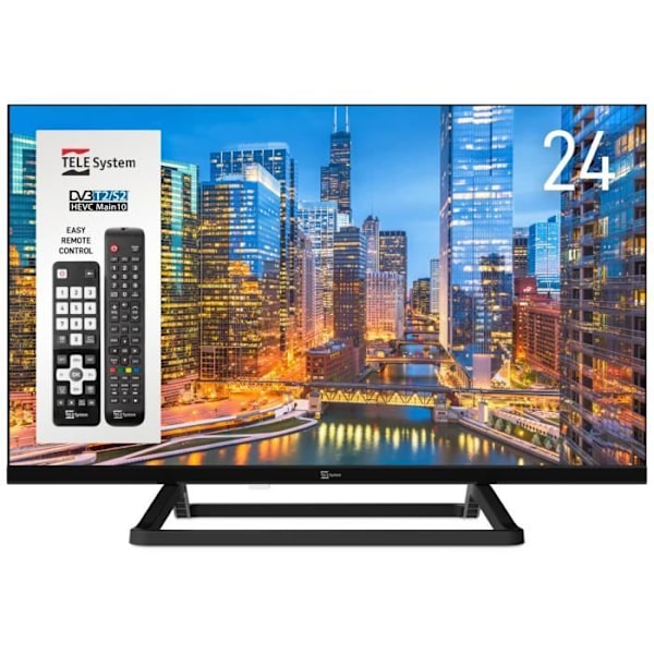 TELE System TV 24 tum TS24 LS14 DVB-T2/S2 kompatibel tivùsat