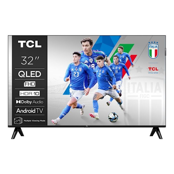 TCL 32S59K Qled Ram utan kant Metallisk