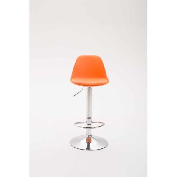 Kiel barpall Läder och plastskal, Orange-Chrome orange